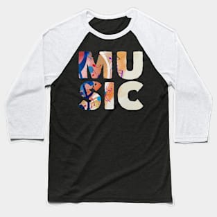 Music Painting Baseball T-Shirt